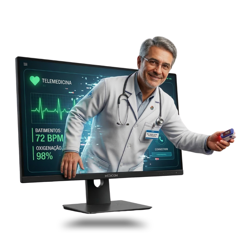 Ilustração Telemedicina